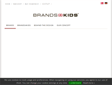 Tablet Screenshot of brands4kids.eu